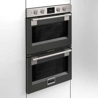 F6PDP30S1 30” RIALTO GREY PROFESSIONAL DOUBLE OVEN HORNO DOBLE ELÉCTRICO FULGOR Milano