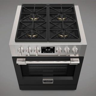 F6PDF304S1 30” DUAL FUEL PRO RANGE GAMA SOFIA PRO ESTUFA DE EMPOTRE ITALIANA FULGOR Milano