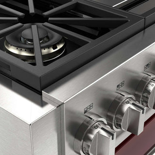 F6PDF364GS1 36” DUAL FUEL PRO RANGE WITH GRIDDLE ESTUFA DE EMPOTRE ITALIANA GAMA SOFIA PRO FULGOR Milano