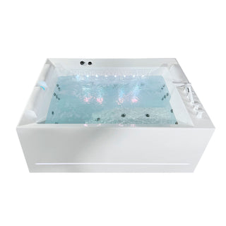 MIKONOS TINA A MURO CON FALDÓN  (180*135*69 CM) Q439 SALLY