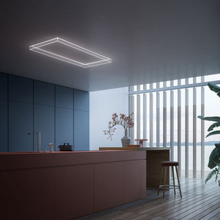 Alba CAMPANA CRISTAL BLANCO PLAFÓN 120 CM  FALMEC MADE IN ITALY