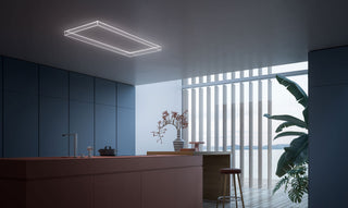Alba CAMPANA CRISTAL BLANCO PLAFÓN 120 CM  FALMEC MADE IN ITALY