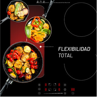 PARIN4-B NUUR PARRILLA INDUCCIÓN 4 ZONAS