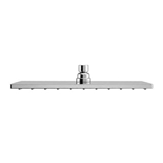 H-3013 REGADERA CUADRADA DE CHORRO FIJO ULTRAPLANA CON SISTEMA ANTICALCÁREO PLATO ANCHO DE 16" CROMO. NO INCLUYE BRAZO HELVEX
