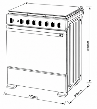 TOTAL GSC 75320 WBA IX TEKA GAS GRILL 