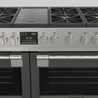 F6PDF486GS1 48” RIALTO GREY DUAL FUEL PRO RANGE GAMA SOFIA PRO ESTUFA DE EMPOTRE ITALIANA FULGOR Milano