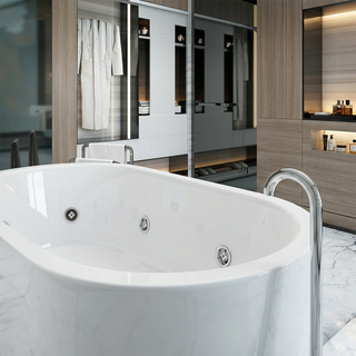 TINA FREESTANDING EDITION F-014 AQUASPA WITH/WITHOUT HYDROMASSAGE (1.84*1.08 MTS) 