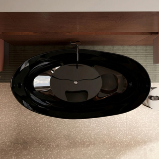100-08 ALL BLACK TINA EDITION FREESTANDING AQUASPA SIN HIDROMASAJE (1.83*0.88 MTS)