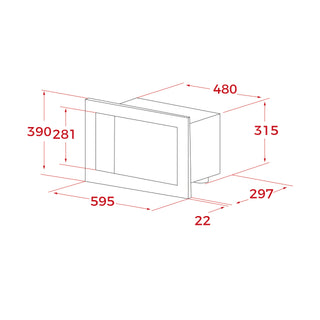 TOTAL MS 620 BIS TEKA MICROWAVE OVEN 