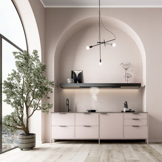 Shelf CAMPANA MODULAR PERSONALIZABLE A MURO 150 CM FALMEC MADE IN ITALY
