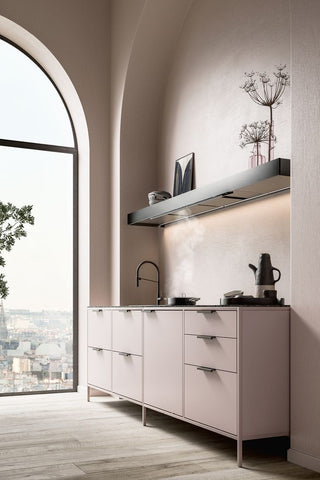 Shelf CAMPANA MODULAR PERSONALIZABLE A MURO 150 CM FALMEC MADE IN ITALY