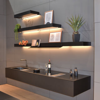 Shelf CAMPANA MODULAR PERSONALIZABLE A MURO 150 CM FALMEC MADE IN ITALY