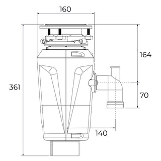 TRS 520 FOOD WASTE DISPOSER TRITURADOR TEKA