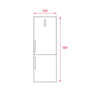 TOTAL NFL 346 SS REFRIGERADOR TEKA