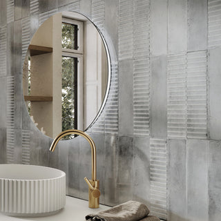 BRICK MUSSA GREY 7.5*30 CM (CAJA 0.495 M2) MOSAICO PORCELANICO CASTEL
