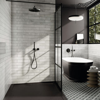 BRICK MUSSA GREY 7.5*30 CM (CAJA 0.495 M2) MOSAICO PORCELANICO CASTEL