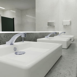 TV-115 LLAVE PARA LAVABO ECONOMIZADORA CON TECNOLOGÍA AIREAVEX Y PERILLA CON ANTIBACTERIAL CROMO HELVEX