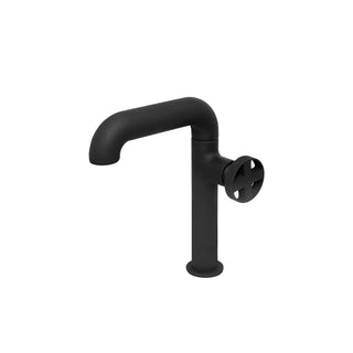 E-951-EB MONOMANDO ALTO PARA LAVABO INDUS ÉBANO. INCLUYE CONTRA DE PUSH HELVEX