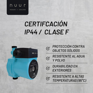 PRESU26L NUUR PRESURIZADOR DE AGUA 1/6HP